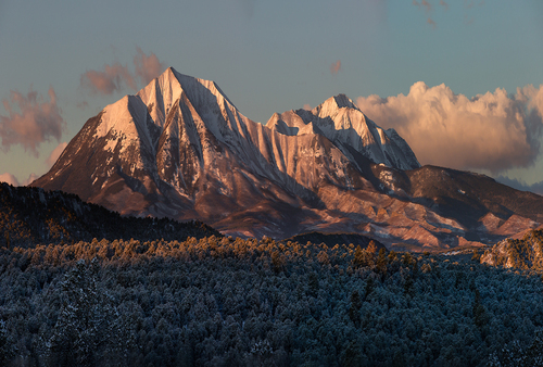 West Spanish Peaks in Fall